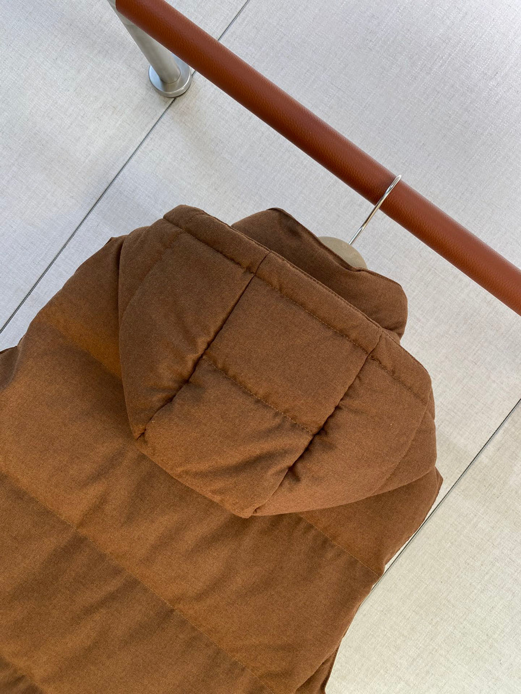 ZEGNA Braune Daunenweste