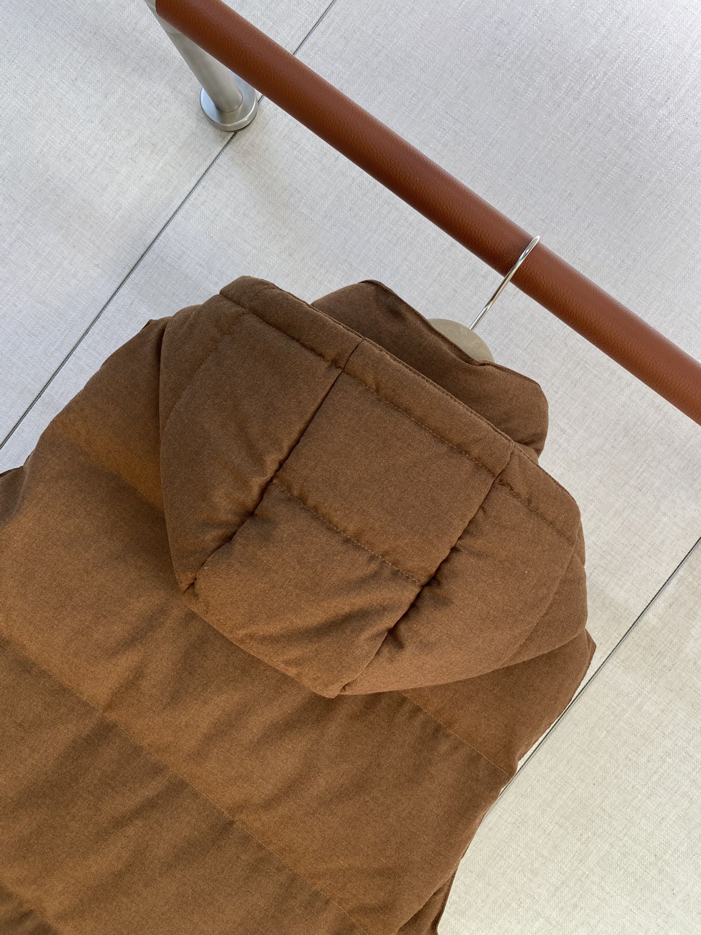 ZEGNA Braune Daunenweste