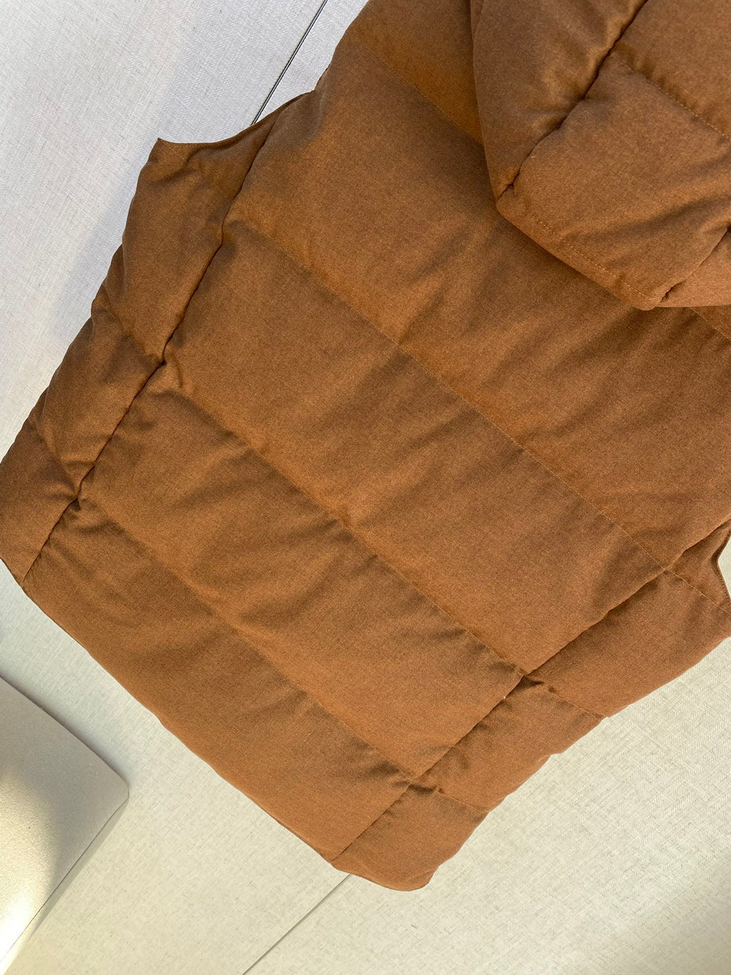 ZEGNA Braune Daunenweste