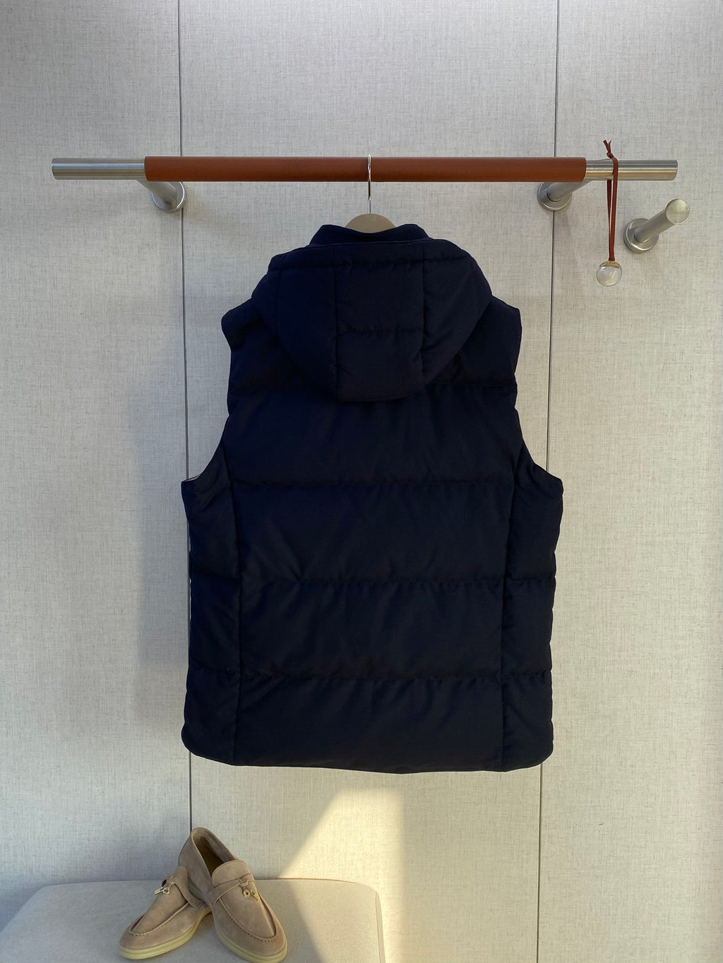 ZEGNA Dunkelblaue Daunenweste