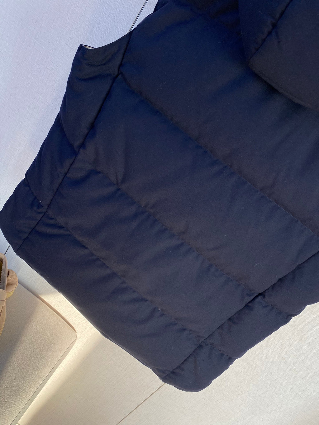 ZEGNA Dunkelblaue Daunenweste