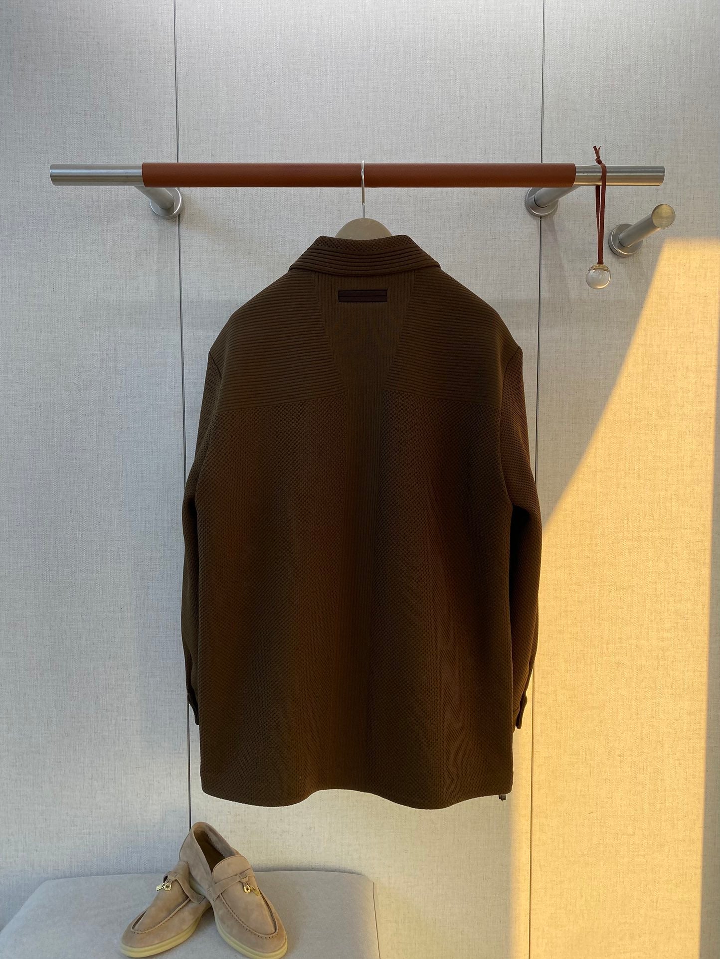 ZEGNA Braunfarbenes Overshirt