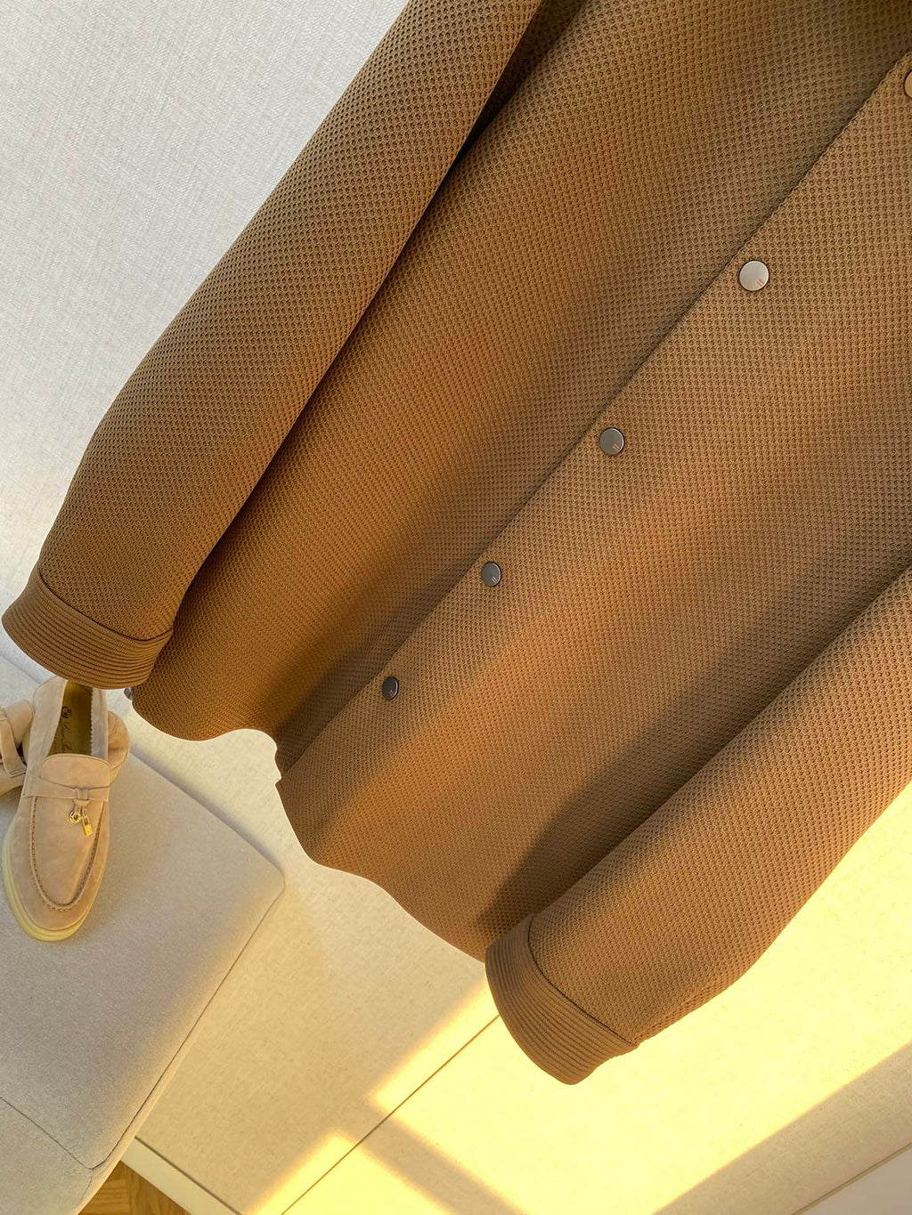 ZEGNA Braunfarbenes Overshirt