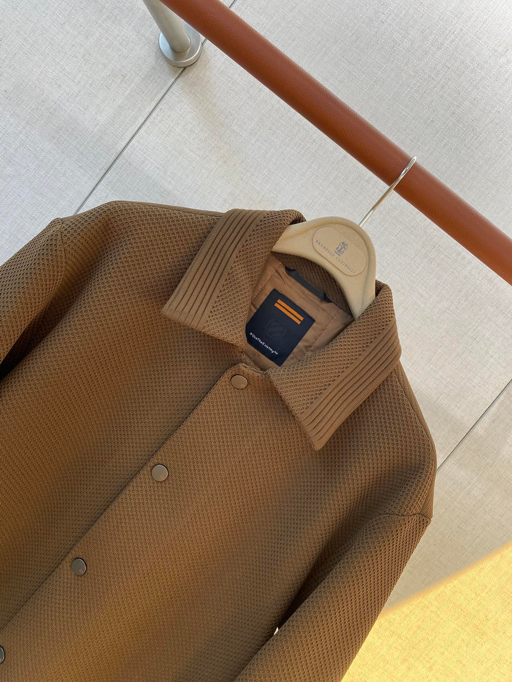 ZEGNA Braunfarbenes Overshirt