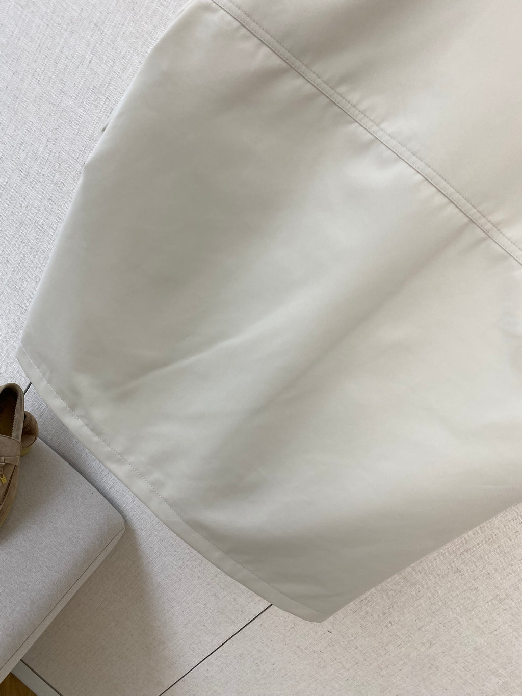 Loro Piana Herren Jacke in Hellgrau mit Reissverschluss und Ziptaschen