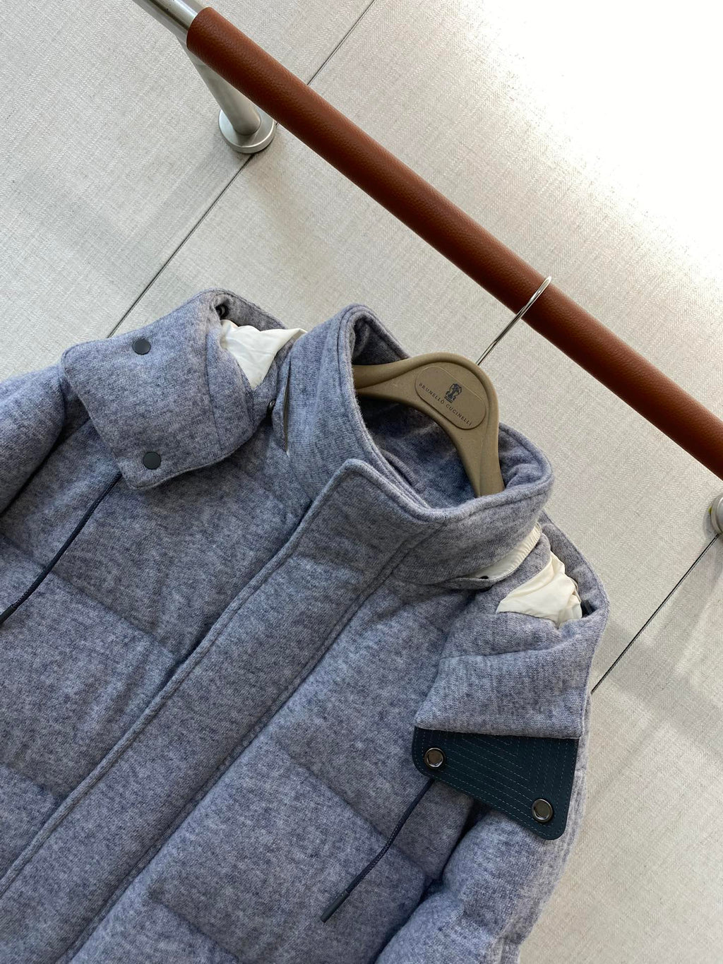 ZEGNA Mokassins aus Veloursleder mit Schleifendetail Beige