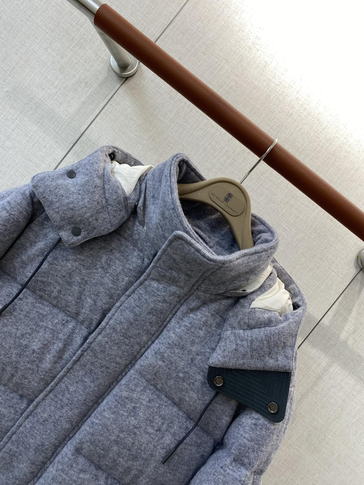 ZEGNA Mokassins aus Veloursleder mit Schleifendetail Beige
