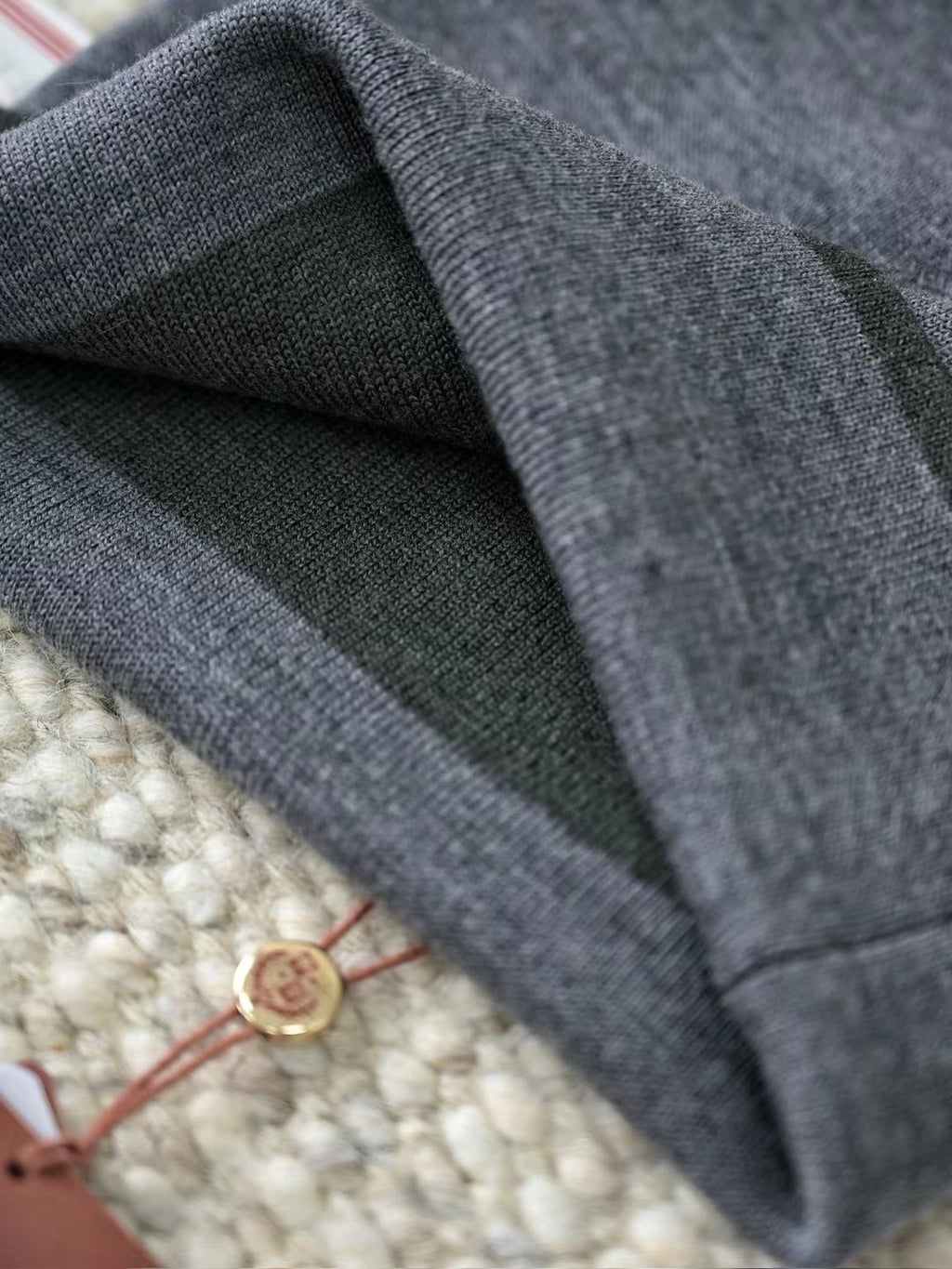 Loro Piana “The Gift of Kings®” Mütze in Grau – Luxuriöse extrafeine Merinowolle+