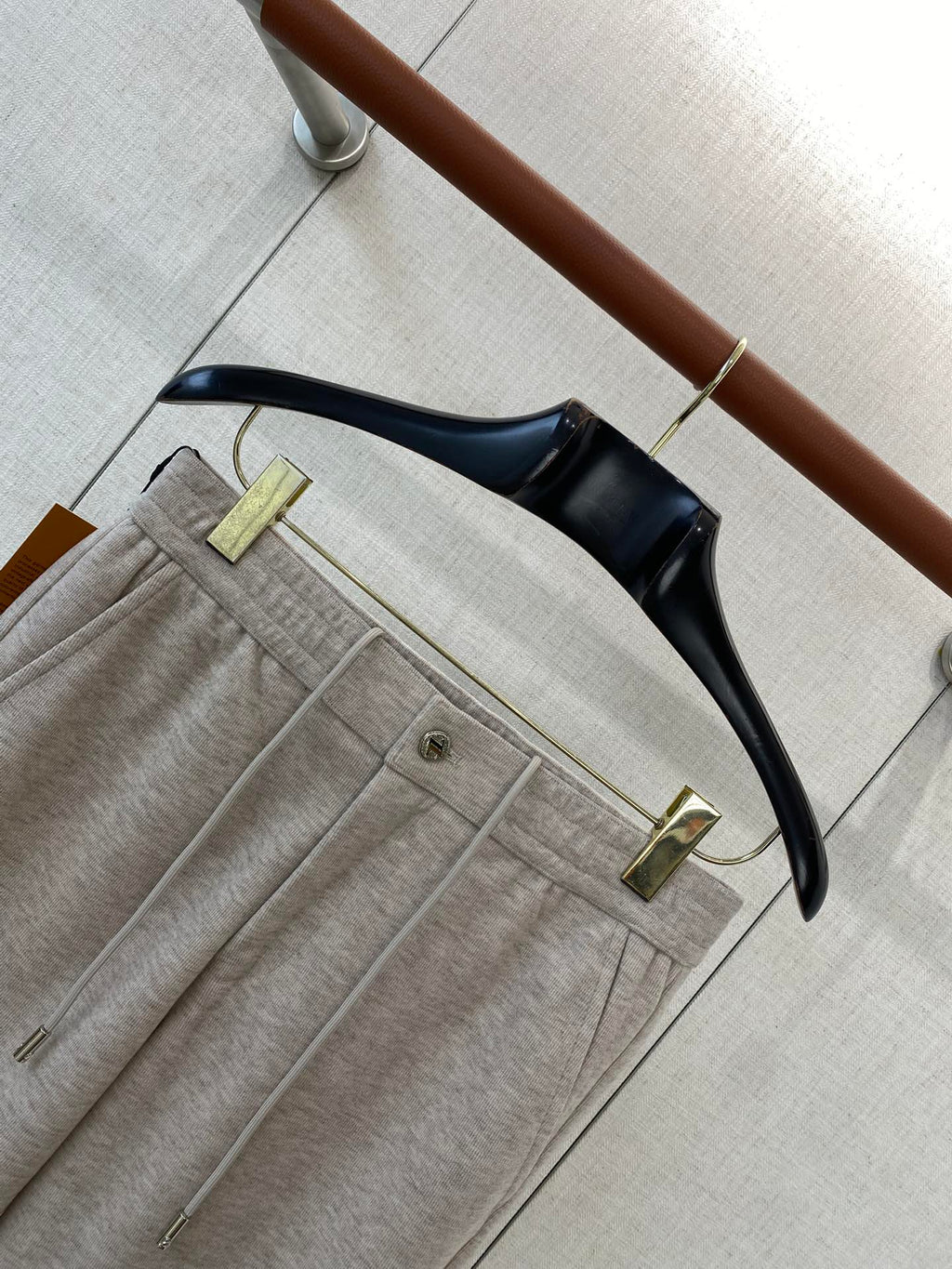 ZEGNA Casual-Hose mit Tunnelzug Beige