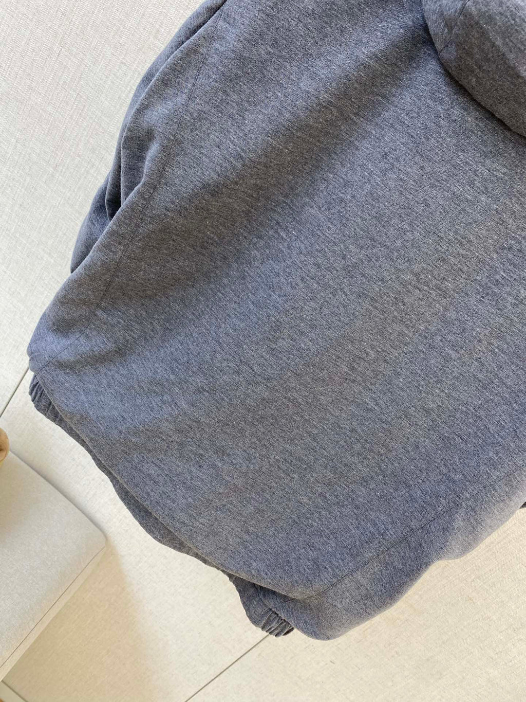 ZEGNA Herren-Kapuzenjacke mit Zipper Dunkelgrau mit Kontrastfutter