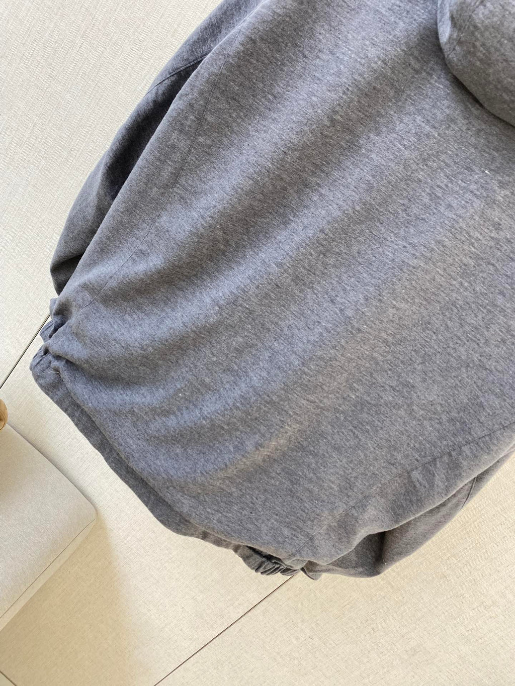 ZEGNA Herren-Kapuzenjacke mit Zipper Braun mit Kontrastfutter in Blau