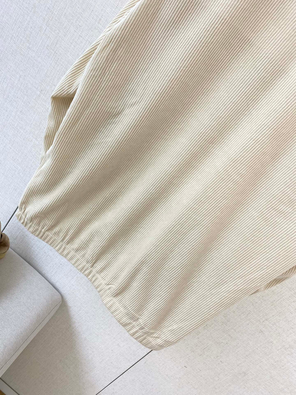 ZEGNA Herren-Strickjacke mit Zipper und Stehkragen Creme