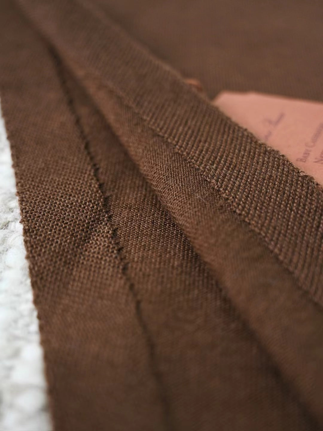 Loro Piana Superfine Cashmere Schal in Mittelbraun