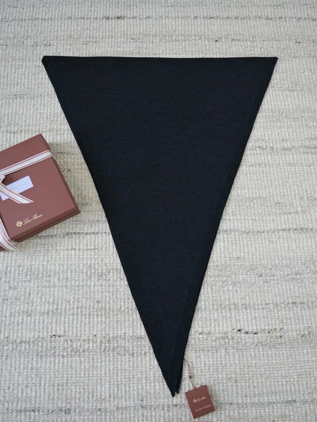 Loro Piana Kaschmirschal Dunkelgrau – Luxuriöser Herren-Schal aus feinem Cashmere